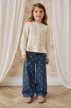 Load image into Gallery viewer, Amandine Pant - Josie Floral Denim
