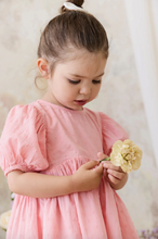 Load image into Gallery viewer, Organic Cotton Frannie Dress - Swiss Pink
