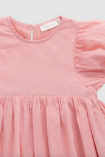 Load image into Gallery viewer, Organic Cotton Frannie Dress - Swiss Pink
