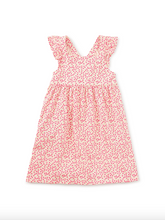 Load image into Gallery viewer, Pink floral dress on a white background
