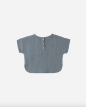 Load image into Gallery viewer, Woven Boxy Top - Ocean
