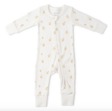 Load image into Gallery viewer, Organic 2-Way Zip Romper - Lemons
