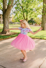 Load image into Gallery viewer, Tutu Dress in Serenity Floral
