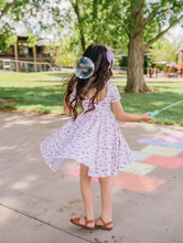 Load image into Gallery viewer, Classic Twirl Dress - Butterfly Rainbow
