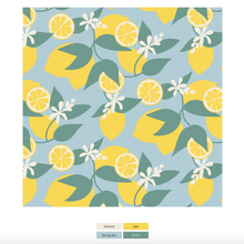 Load image into Gallery viewer, Print Short Sleeve Pajama Set - Spring Sky Lemonade
