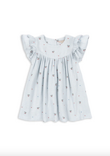 Load image into Gallery viewer, Coco Dress GOTS - Cherry Blue
