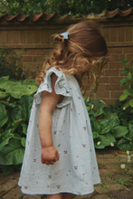 Load image into Gallery viewer, Coco Dress GOTS - Cherry Blue

