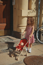 Load image into Gallery viewer, Isotta Dress GOTS - Raspberry Check
