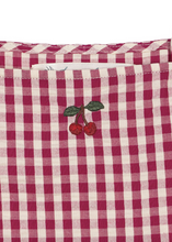 Load image into Gallery viewer, Isotta Dress GOTS - Raspberry Check
