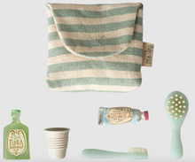 Load image into Gallery viewer, Toothbrush Set in Bag, Mouse - Blue Stripe
