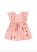 Load image into Gallery viewer, Evia Frill Dress GOTS - Cherry Coeur
