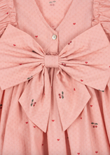 Load image into Gallery viewer, Evia Frill Dress GOTS - Cherry Coeur
