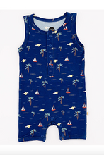 Load image into Gallery viewer, Sleeveless Romper - Sailor
