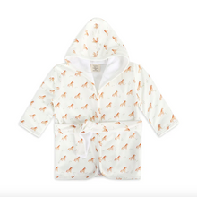 Load image into Gallery viewer, Horse Baby Bathrobe (Organic) - Natural, (0-9M)
