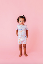 Load image into Gallery viewer, Kids Short Bamboo Pajamas - Estelle Unicorn
