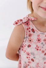 Load image into Gallery viewer, Harper Bow Tie Tank Dress - Garden
