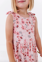 Load image into Gallery viewer, Harper Bow Tie Tank Dress - Garden
