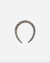Load image into Gallery viewer, Padded Headband - Black Check
