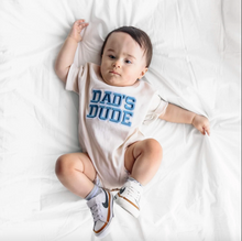 Load image into Gallery viewer, Dad's Dude Patch Short Sleeve Romper
