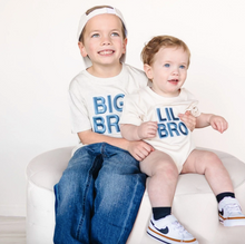 Load image into Gallery viewer, Big Bro Embroidered Patch Short Sleeve T-Shirt - Family Fun
