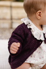 Load image into Gallery viewer, Maxine Knitted Cardigan - Blackcurrant
