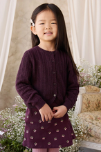 Load image into Gallery viewer, Maxine Knitted Cardigan - Blackcurrant
