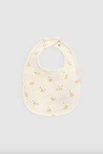 Load image into Gallery viewer, Organic Cotton Bib - Playful Honey
