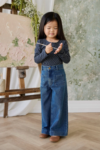 Load image into Gallery viewer, Organic Cotton Long Sleeve Top - Lisa Petite Indigo
