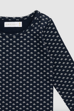 Load image into Gallery viewer, Organic Cotton Long Sleeve Top - Lisa Petite Indigo
