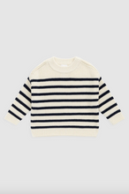 Load image into Gallery viewer, Lawrence Knit Jumper - Lawrence Stripe Cloud/Eclipse
