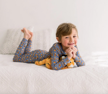 Load image into Gallery viewer, Print Long Sleeve Pajama Set - Moonlight Tiger
