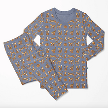 Load image into Gallery viewer, Print Long Sleeve Pajama Set - Moonlight Tiger
