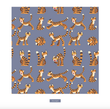 Load image into Gallery viewer, Print Footie With 2 Way Zipper - Moonlight Tiger
