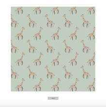 Load image into Gallery viewer, Print Footie With 2 Way Zipper - Aloe Giraffe
