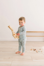 Load image into Gallery viewer, Print Long Sleeve Pajama Set - Spring Sky Animals
