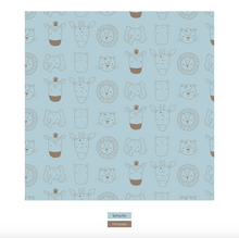Load image into Gallery viewer, Print Long Sleeve Pajama Set - Spring Sky Animals
