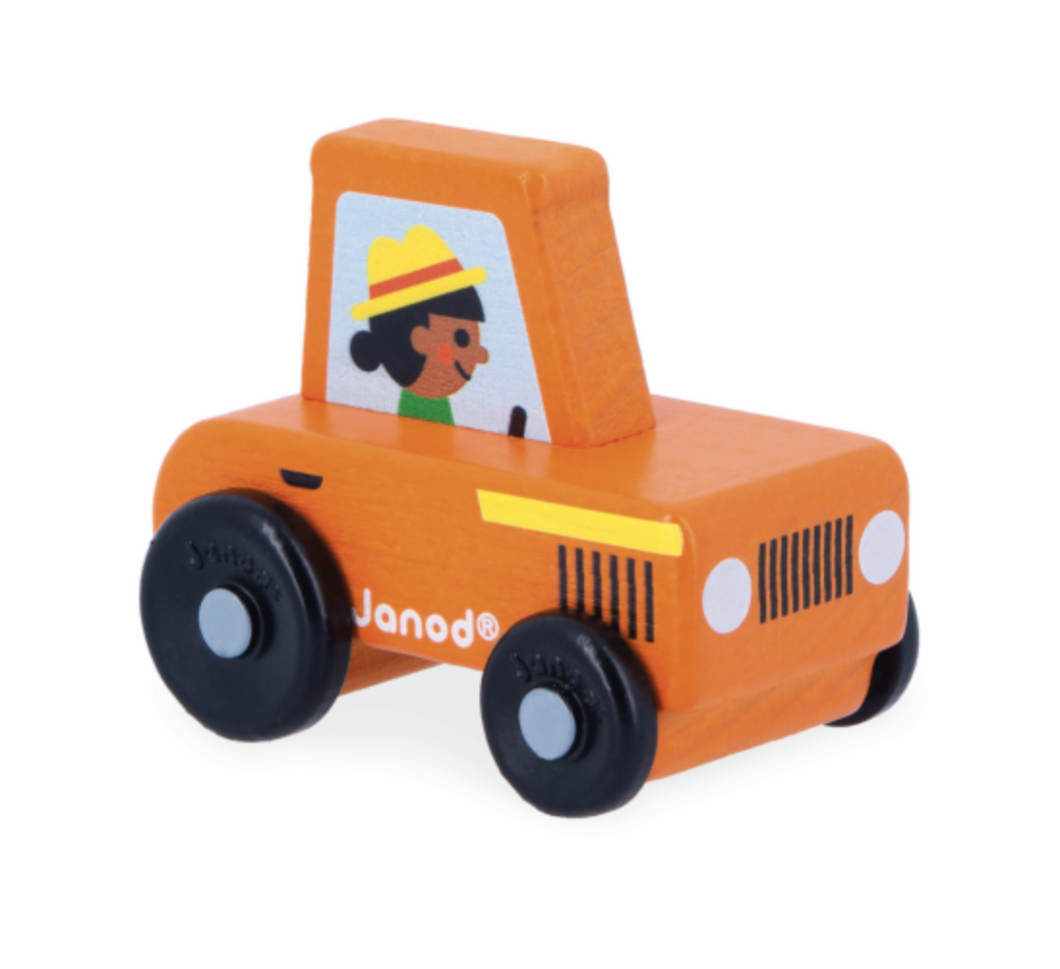 Crossroads Countryside Orange Tractor Display