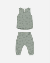 Load image into Gallery viewer, Tank + Slouch Pant Set - Sharks
