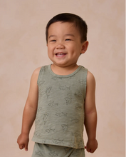 Load image into Gallery viewer, Tank + Slouch Pant Set - Sharks
