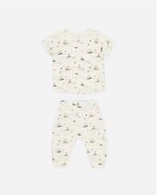 Load image into Gallery viewer, Tee + Slouch Pant Set Nautical
