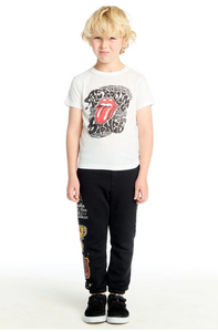 Rolling Stones - Psych Primal Engine Logo White T-Shirt