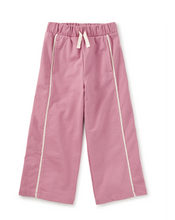 Load image into Gallery viewer, Lace Trim Track Pants - Hydrangea
