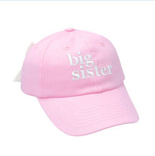 Load image into Gallery viewer, Big Sister Baseball Hat Pink
