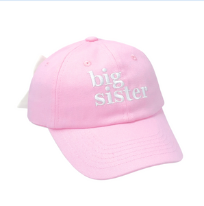 Big Sister Baseball Hat Pink