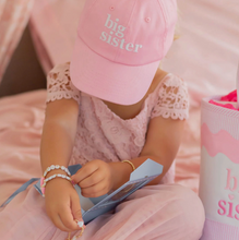 Load image into Gallery viewer, Big Sister Baseball Hat Pink
