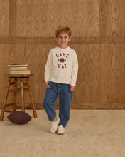 Load image into Gallery viewer, Long Sleeve Paneled Tee Game Day
