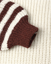 Load image into Gallery viewer, Aspen Sweater Burgandy Stripe
