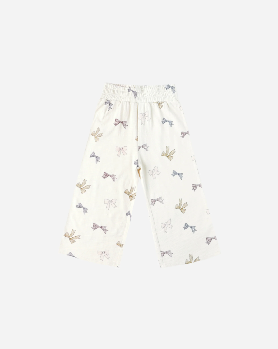 Wide Leg Pant Bows