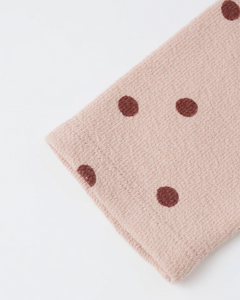 Spongey Knit Set Polka Dot