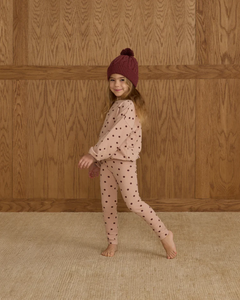 Spongey Knit Set Polka Dot